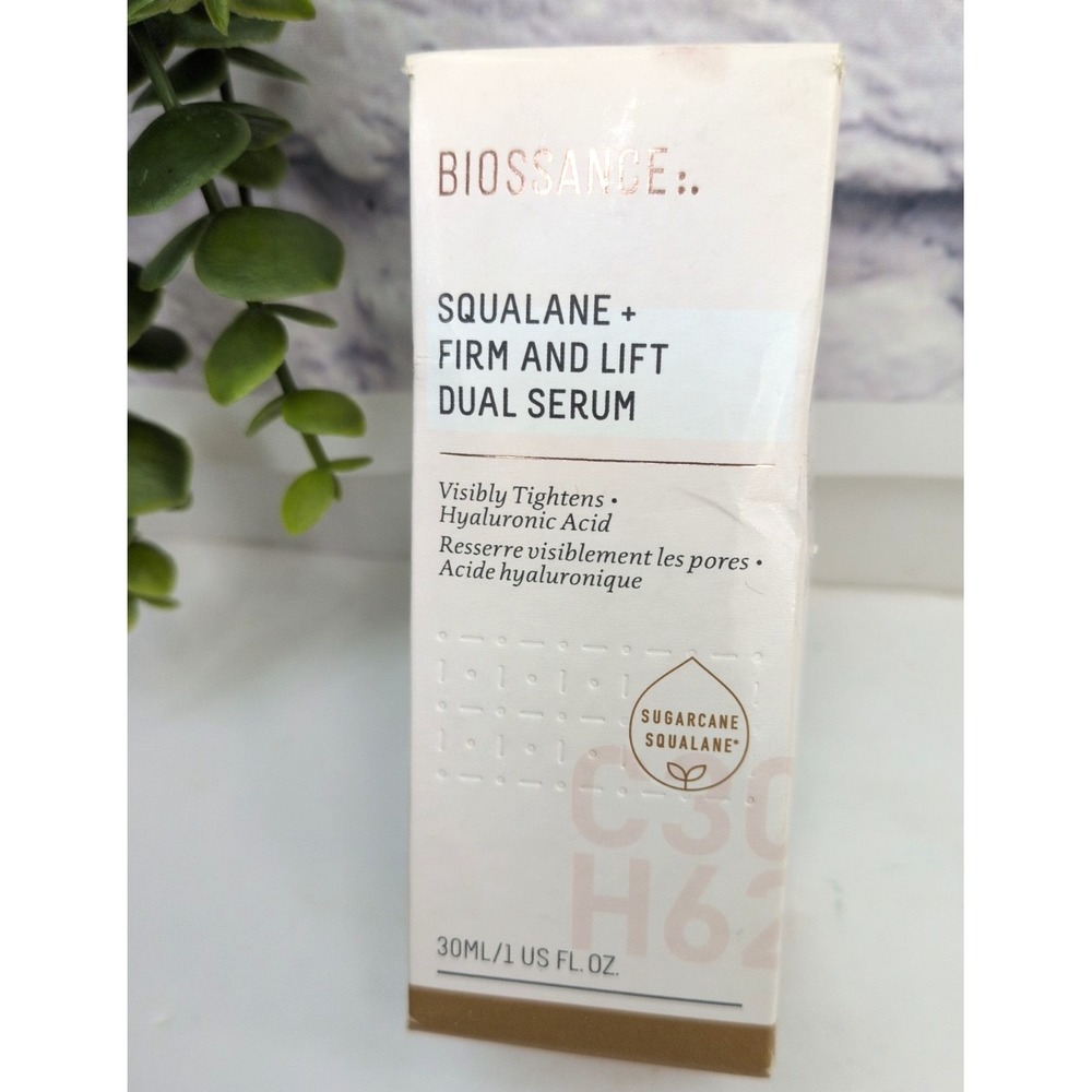 NEW‎ IN BOX🥰BIOSSANCE Squalane + Firm and Lift Dual Serum 30mL /1oz Skin Care